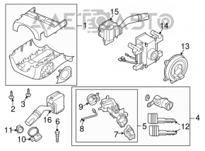 Підрульовий перемикач правий Mazda CX-7 06-08