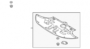 Защита двигателя Kia Stinger 18-23 3.3