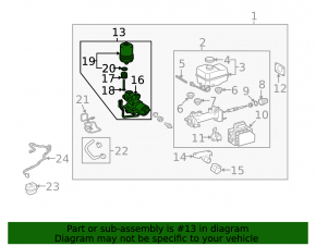 Тормозной усилитель brake booster Lexus GX460 10-23