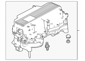 Инвертор Honda Accord 18-19 2.0 hybrid, разбита фишка