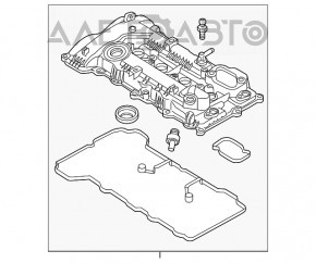 Кришка клапанна Hyundai Tucson 16-21