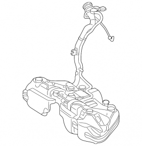 Топливный бак Mercedes GLC 300/43 16-19 2.0, 3.0