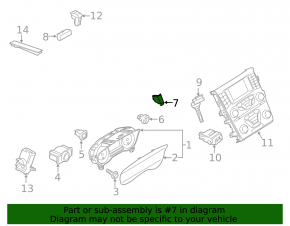 Кнопка аварийной сигнализации Ford Ecosport 18-22