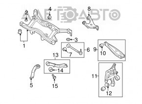 Подрамник задний Subaru Outback 10-14