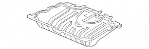 Защита задняя Honda CRV 20-22 hybrid