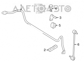 Тяга стабилизатора передняя Mazda 3 03-09 BK