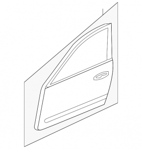Дверь голая передняя правая Infiniti G25 G35 G37 4d 06-15
