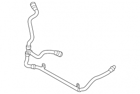 Патрубок системи охолодження BMW X1 E84 13-15 2.0T N20