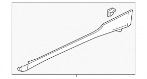 Порог правый Honda CRZ 11-15