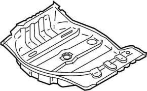 Корито багажника Infiniti G25 G35 G37 4d 06-15