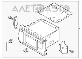Головное устройство Kia Optima 16- дисплей 5"