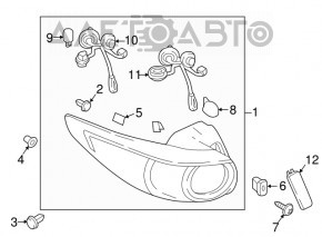 Фонарь внешний крыло левый Mazda CX-5 17-21 signature illum