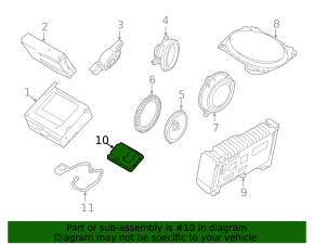 NAVIGATION CONTROL MODULE Infiniti QX50 19-20