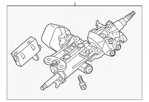 Рулевая колонка Lexus GS300 GS350 GS430 GS450h 06-11 с блокировкой и блоком