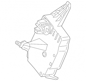 Кронштейн блока ECU Ford Escape MK3 17-19 надлом крепления