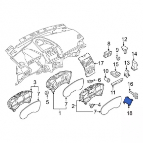 Монитор, дисплей Ford Edge 19-19 Sync 3