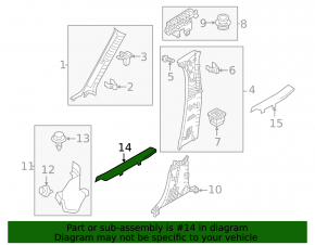 Накладка порога передняя правая Mazda CX-50 23-26 черная