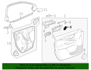 Кнопки блокировки двери передней правой Chevrolet Equinox EV 24-26