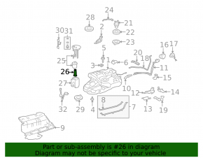 Топливный насос бензонасос Lexus RX350 06-09