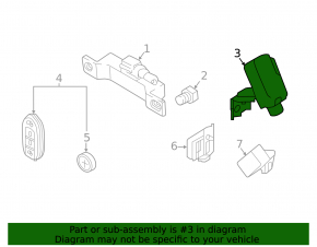 Keyless Entry Control Module Nissan Murano z52 15-24 без кронштейна