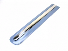 Накладка двери нижняя передняя левая Fiat 500L 14-17 с хромом, в цвет кузова