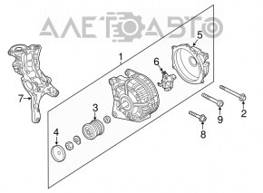 Корпус масляного фильтра VW Jetta 19-26 2.0T