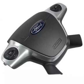 Подушка безопасности airbag в руль водительская Ford Escape MK3 13-15 дорест, burn, ржавый пиропатрон