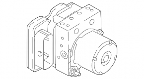 ABS ABS Mazda CX-3 16-18 FWD, під радар