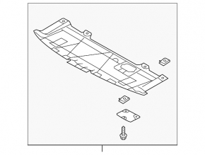 Захист двигуна передній Mazda CX-5 13-16