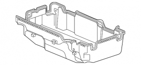 Корпус аккумуляторной батареи ВВБ Honda CRV 20-22 hybrid нижняя часть
