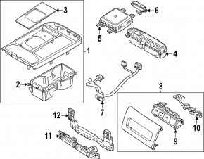 USB Hub Hyundai Tucson 25-26