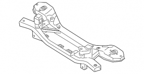Підрамник задній Mazda3 MPS 09-13