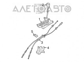 Шифтер КПП Mazda3 03-09