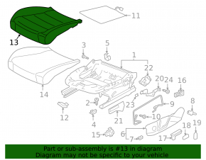 Водительское сидение VW Jetta 22-26 с airbag, черная кожа, электро, с подогревом