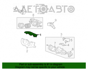 Обрамление рулевой колонки Honda Civic 4d 06-09