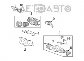 Обрамление рулевой колонки Honda Civic 4d 06-09