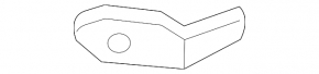 Крепление переднего бампера правое Honda Civic 11-15 2014-15