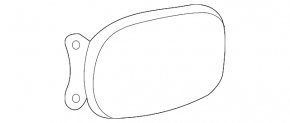 Лючок бензобака Toyota Sienna 11-20