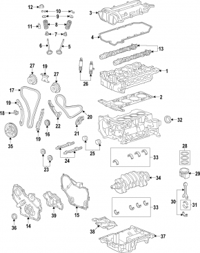 Клапан VVT-i выпускной GMC Terrain 10-17 2.4 LAF l4