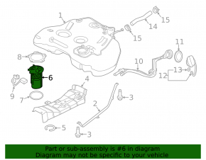 Топливный насос бензонасос Nissan Maxima A36 16-23
