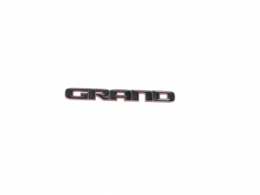 Емблема Grand Cherokee двері передньої правої Jeep Grand Cherokee WK2 17-22 сіра