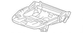 Сидіння водія VW CC 08-17 без airbag, шкіра