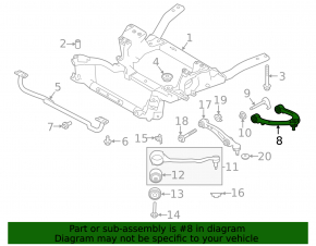 Рычаг верхний передний левый Land Rover Range Rover 13-21