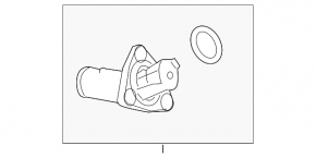 Корпус термостата Lexus GS300 GS350 GS450h 06-11 в сборе