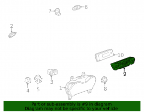 Управление климат-контролем Chevrolet Impala 14-20 manual