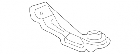 Лопух переднього підрамника передній лівий Lexus RX300 RX330 RX350 RX400h 06-08