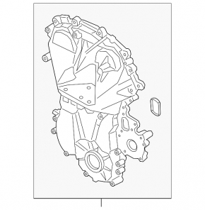 Передняя крышка двигателя Ford Escape MK4 23-26 1.5T