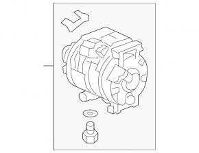 Компресор кондиціонера Acura RDX 13-18