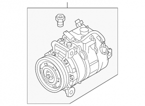 Компрессор кондиционера BMW 1 E82 08-13 N52