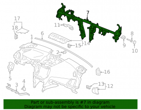 Труба подторпедная усиление Subaru Forester 19-24 SK